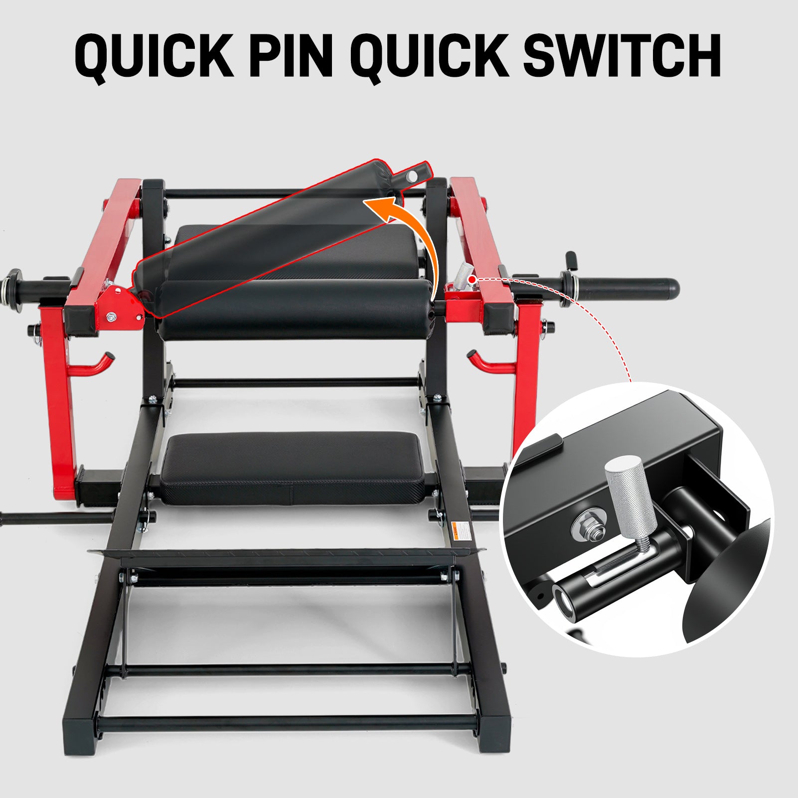 Image of Gymusclo 800LBS Plate-Loaded Hip Thrust Machine