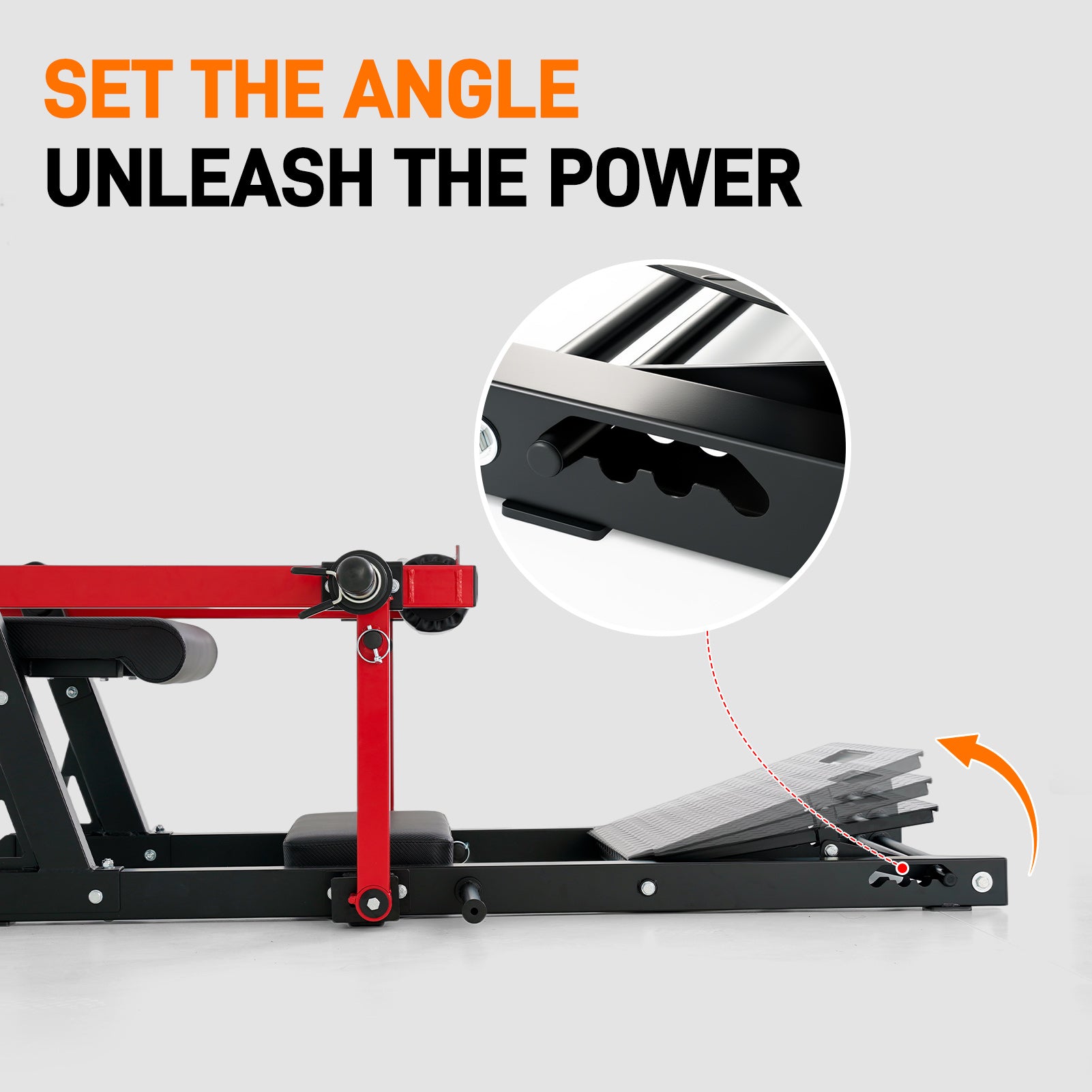 Image of Gymusclo 800LBS Plate-Loaded Hip Thrust Machine