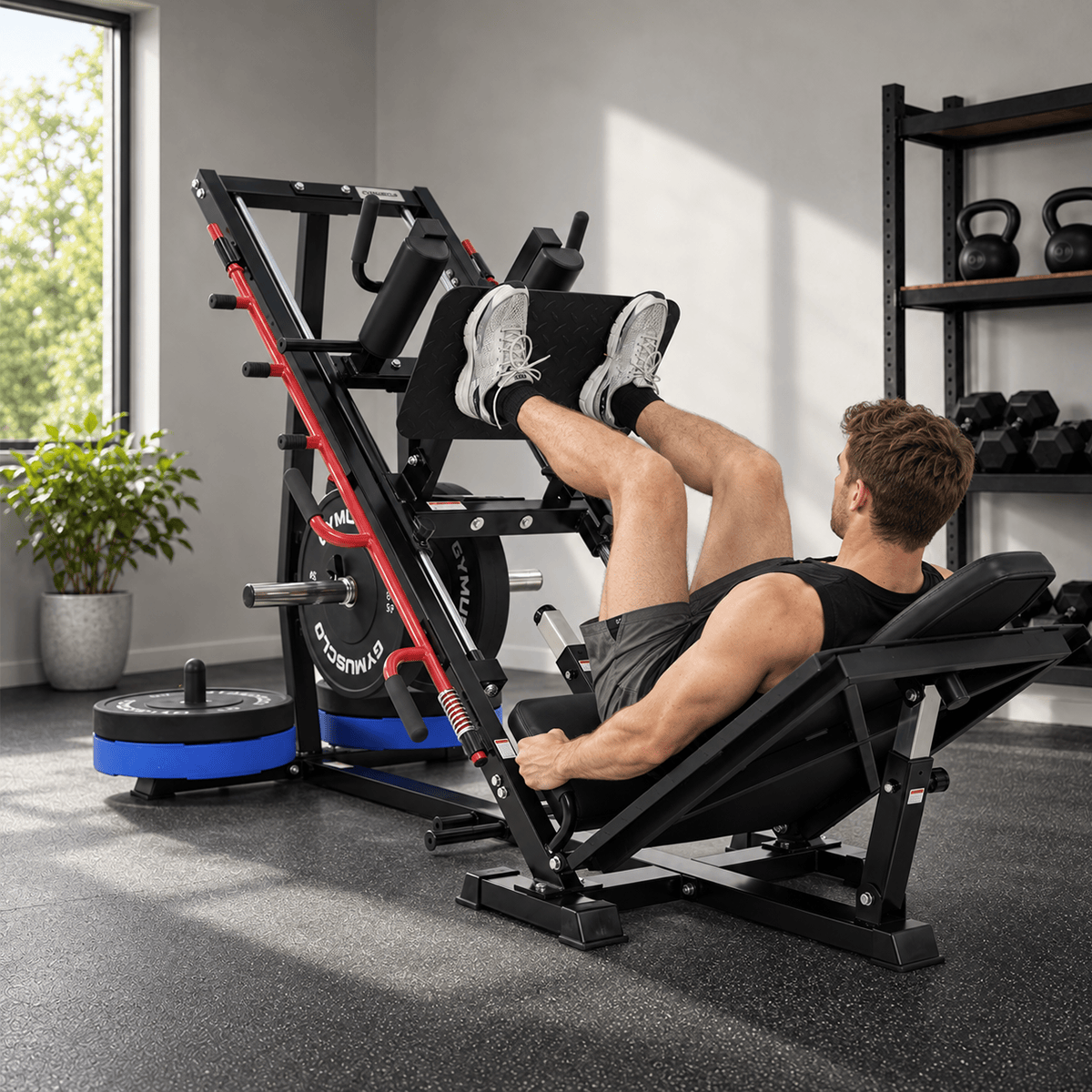 Y1 Leg Press & Hack Squat Machine for Home Gym