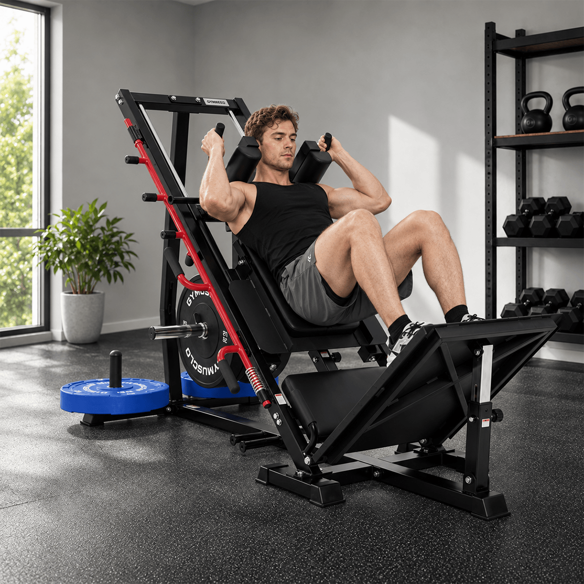 Y1 Leg Press & Hack Squat Machine for Home Gym