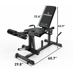 Y5 Plate-Loaded Leg Extension & Leg Curl Machine