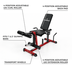 Y5 Plate-Loaded Leg Extension & Leg Curl Machine