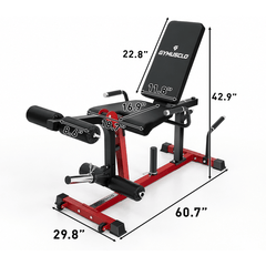Y5 Plate-Loaded Leg Extension & Leg Curl Machine