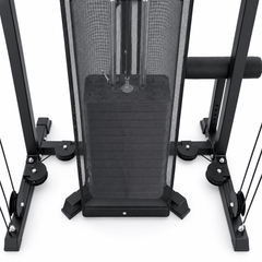 Multi-Function Home Gym System with 150lbs Weight Stack