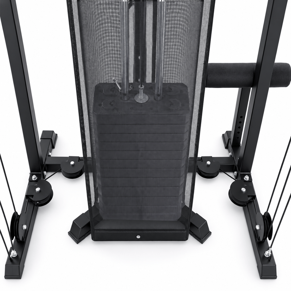 Multi-Function Home Gym System with 150lbs Weight Stack