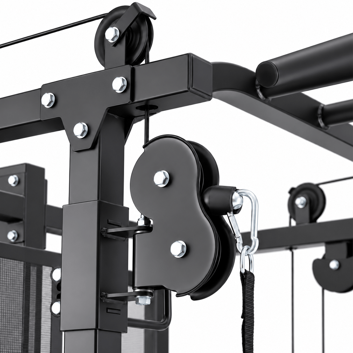 Multi-Function Home Gym System with 150lbs Weight Stack