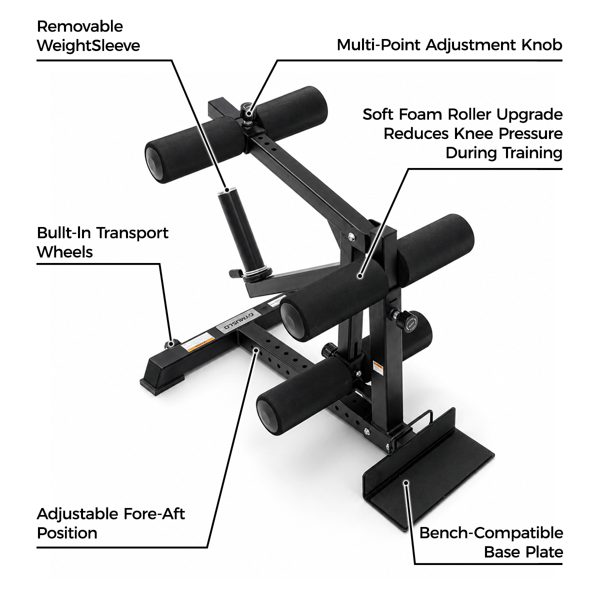 Y3 Leg Extension and Curl Attachment