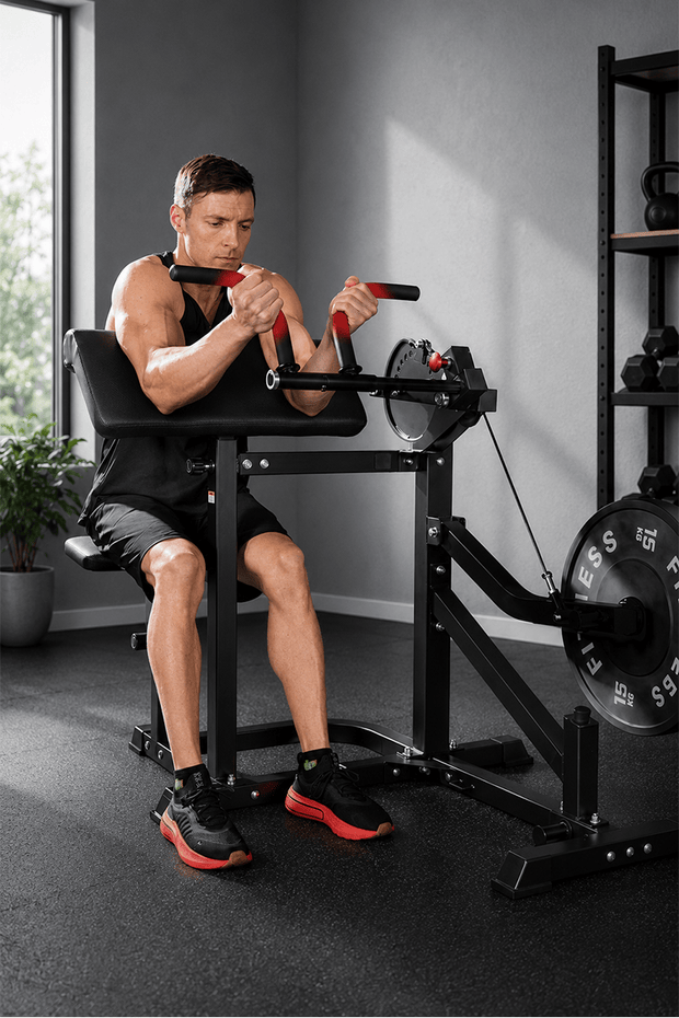 MEDIUM‑GRIP BICEP CURLS