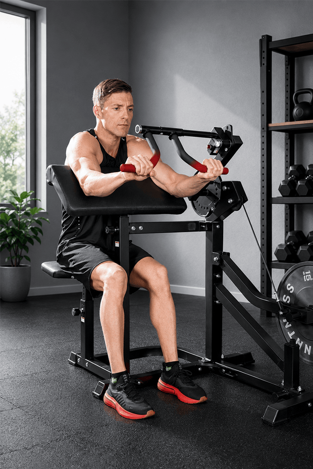 WIDE‑GRIP TRICEP EXTENSIONS