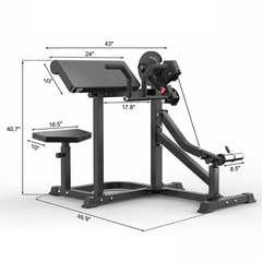 Plate Loaded Bicep & Tricep Machine