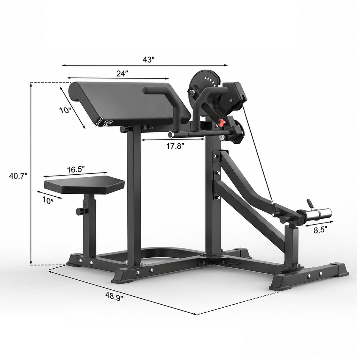 Plate Loaded Bicep & Tricep Machine