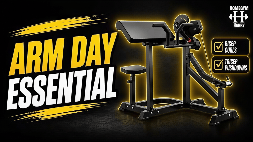 Bicep and tricep machine for the home gym